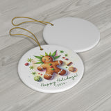 Happy Holidaze Gingerbread Man Christmas Ornament