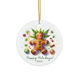 Happy Holidaze Gingerbread Man Christmas Ornament