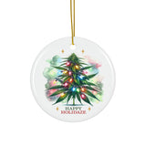 Happy Holidaze Weed Tree Christmas Ornament