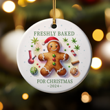 Freshly Baked Gingerbread Man Christmas Ornament