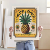 Pineapple Express Label Art Print