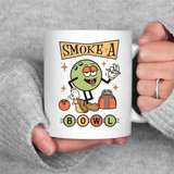 Smoke a Bowl Retro Cannabis Coffee Mug