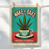 Wake & Bake Vintage Style Art Print