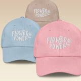 Flower Power Cannabis Dad Hat