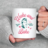 Retro Wake and Bake Cannabis Coffee Mug
